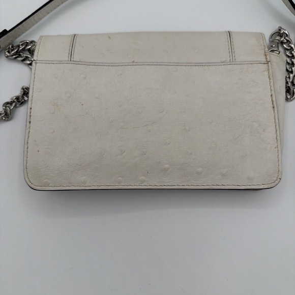 Milly White Leather Shoulder Bag - Picture 3 of 3